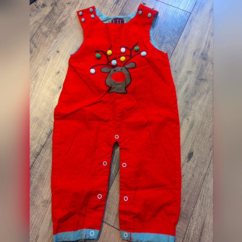 Lil' Cactus Rudolph jon-jon 12-18 months